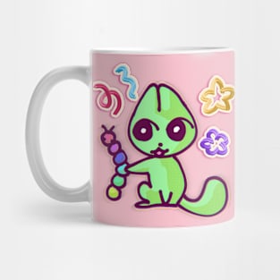 Kitty with a bug Mug